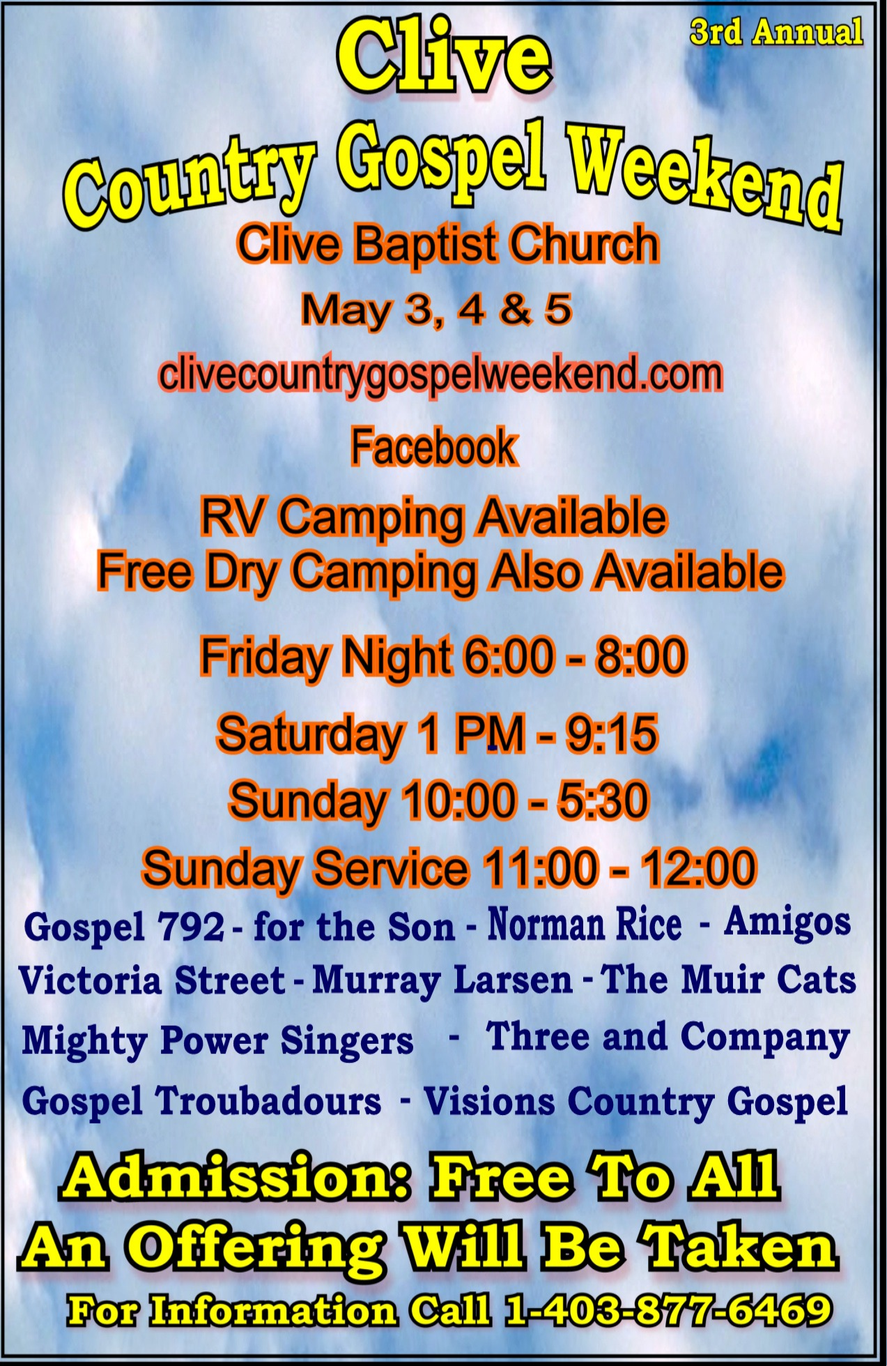 Clive Country Gospel Weekend