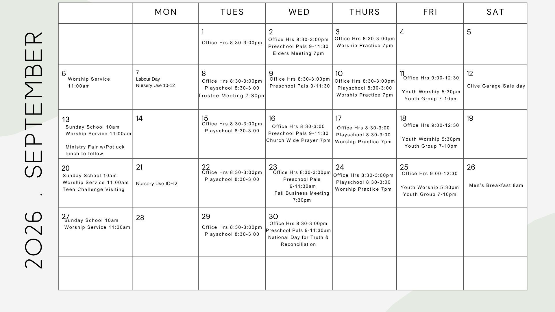 September calendar 2026