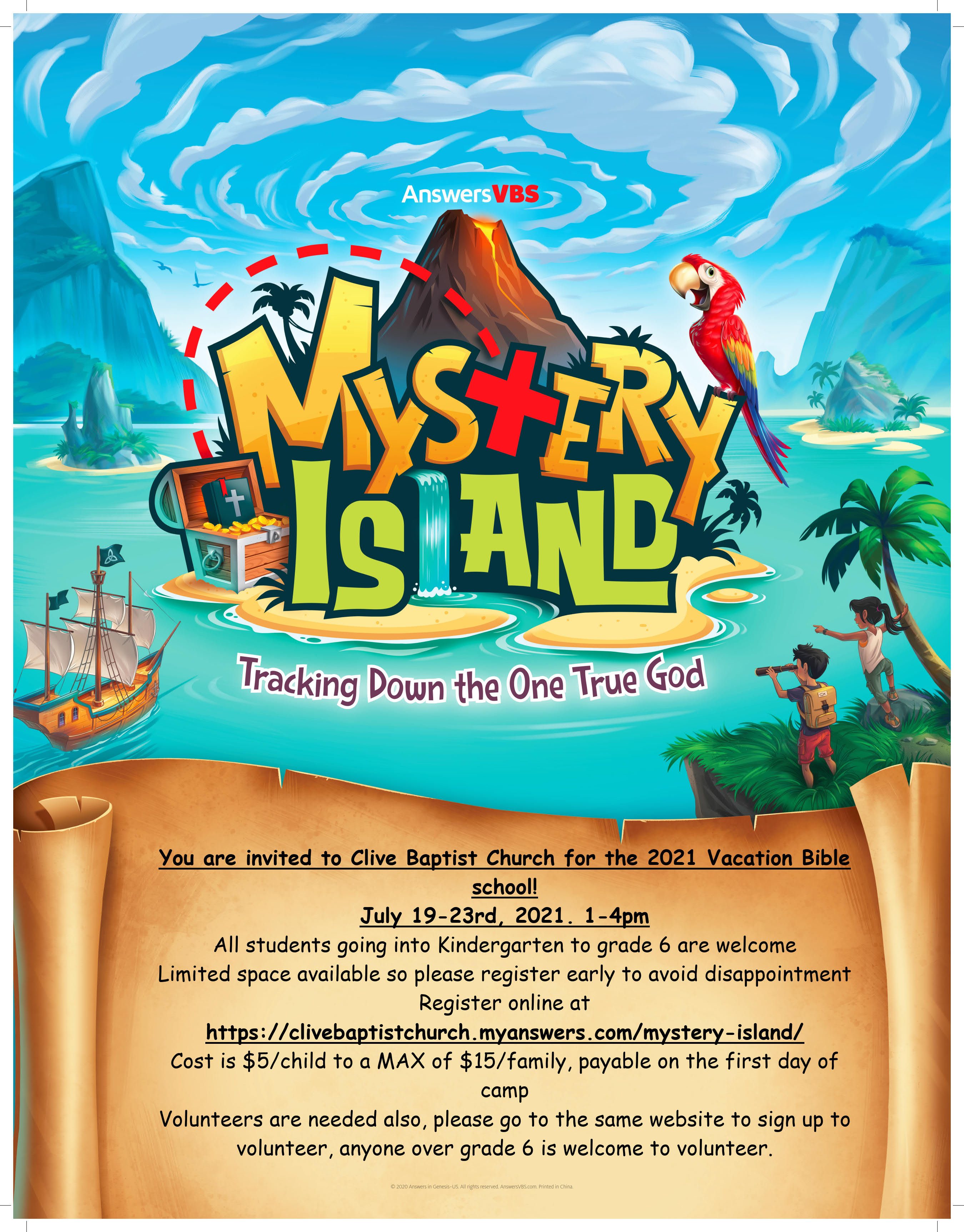 Mystery Island VBS Summer 2021